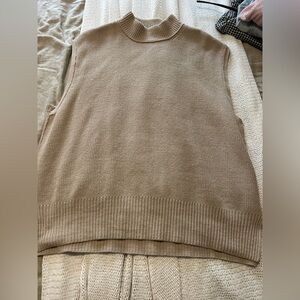 By Together Women's Beige Sweater Vest